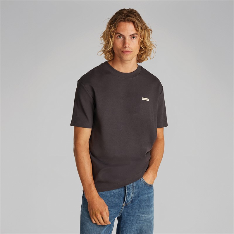 Calvin Klein Jeans Heren Label T-Shirt Phantom - Maat L
