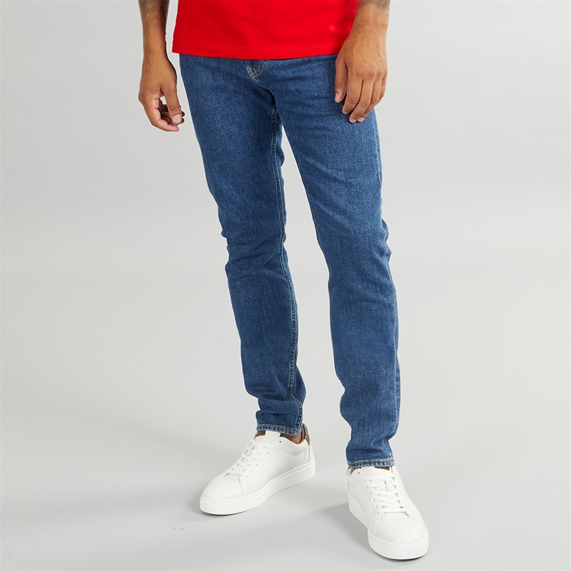 Calvin Klein Jeans Herren Jeans Tapered Denim Dunkel