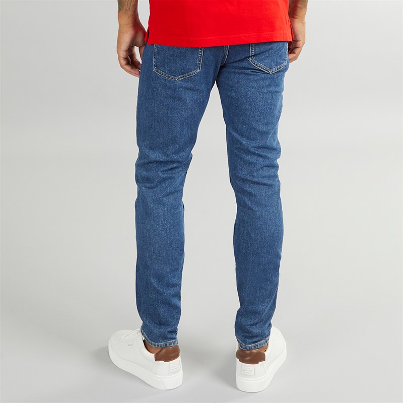 Calvin Klein Jeans Herren Jeans Tapered Denim Dunkel