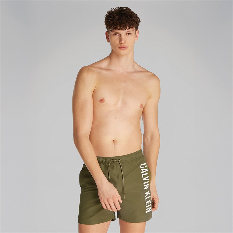 Calvin Klein Jeans Short de bain Homme Olive brûlée