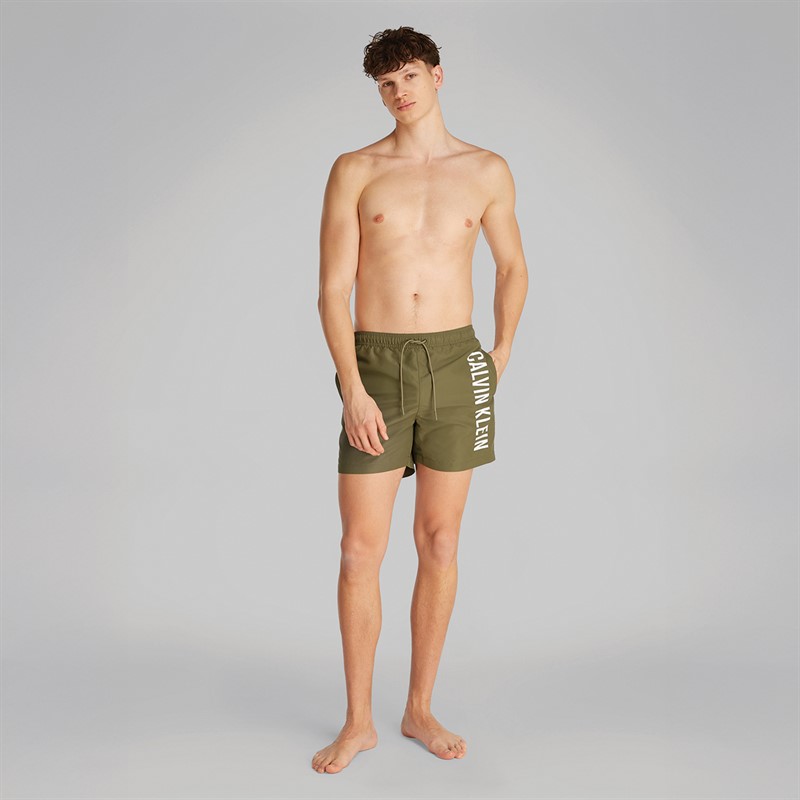 Calvin Klein Jeans Short de bain Homme Olive brûlée