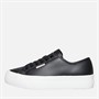 Calvin Klein Jeans Womens Platform Vulc Trainers Ck Black