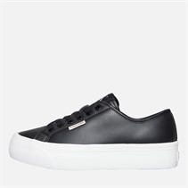 Calvin Klein Jeans Womens Platform Vulc Trainers Ck Black