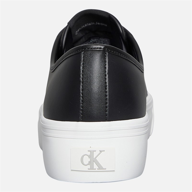 Calvin Klein Jeans Womens Platform Vulc Trainers Ck Black