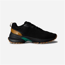 Calvin Klein Jeans Mens Hike Runner Trainers Ck Black/Grain Brown/Wild Green
