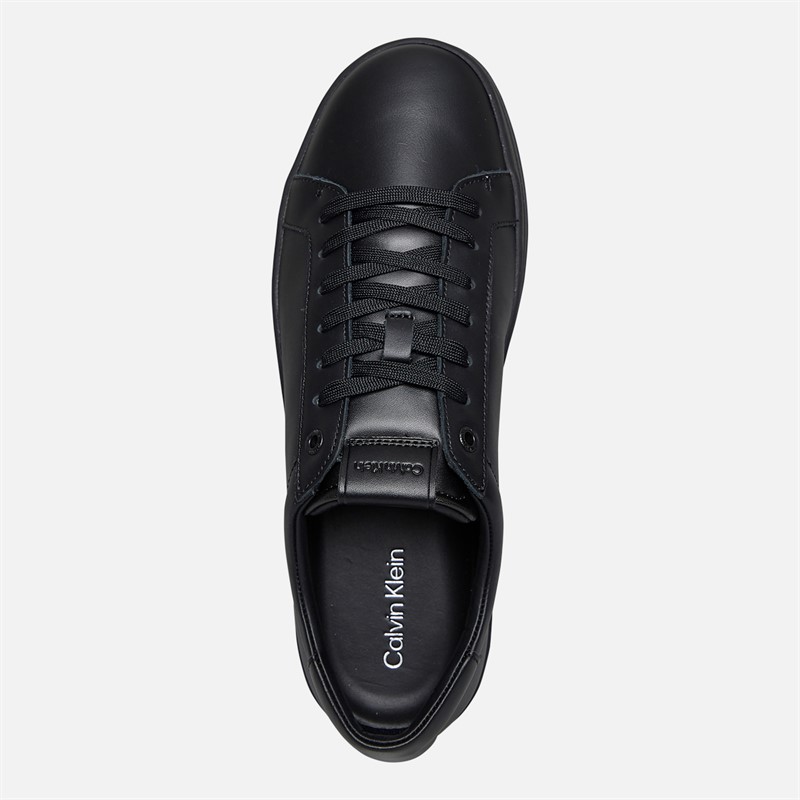 Calvin Klein Jeans Mens Lace Up Trainers Triple Black