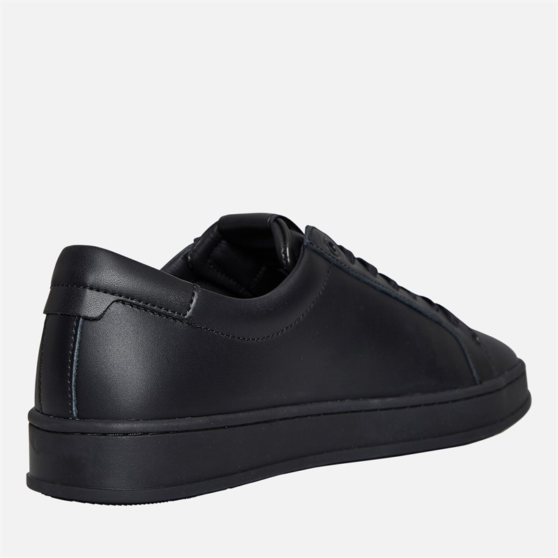 Calvin Klein Jeans Mens Lace Up Trainers Triple Black