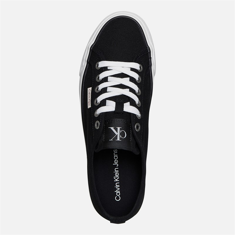 Calvin Klein Jeans Womens Flatform Vulc Trainers Ck Black