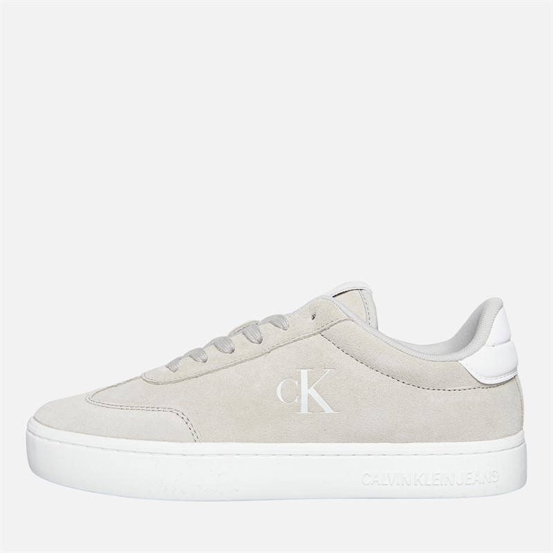 Calvin Klein Jeans Womens Suede Trainers Moonstruck