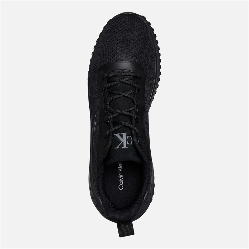 Calvin Klein Jeans Mens EVA Runner Trainers Triple Black