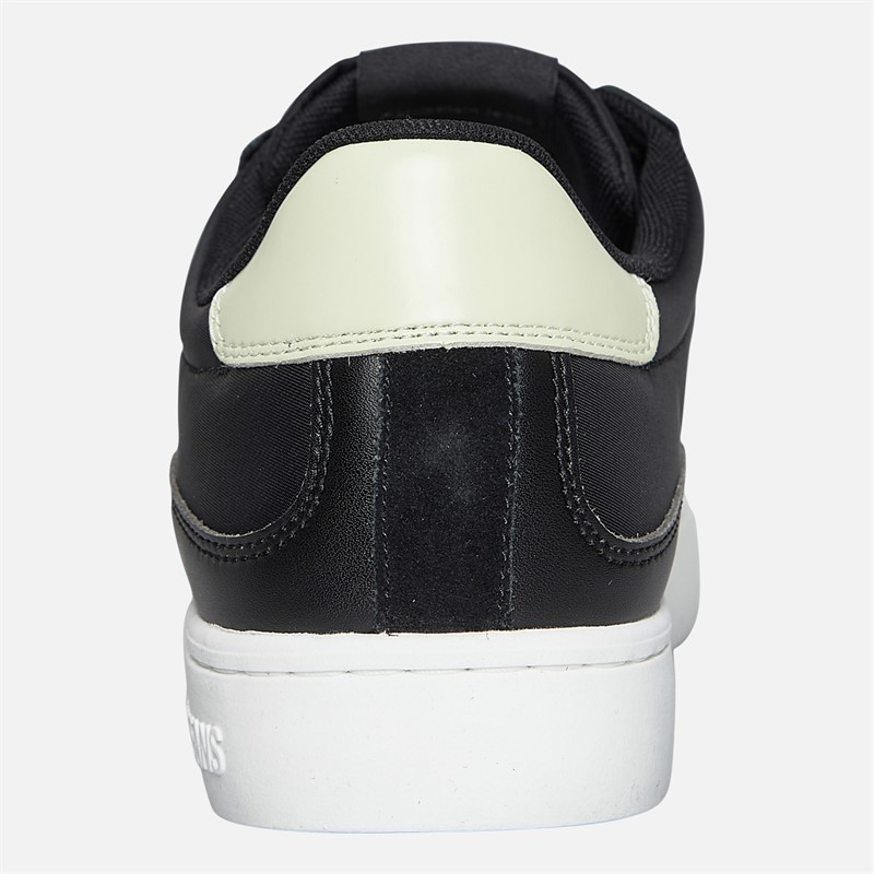 Calvin Klein Jeans Mens Classic Cupsole Trainers Ck Black/White Jade/Wild Lime Ck Black/White Jade/ Wild Lime