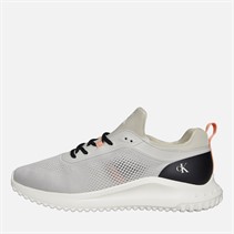 Calvin Klein Jeans Mens Eva Runner Trainers Moonstruck/Creamy White/Orange