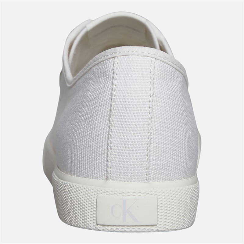 Calvin Klein Jeans Mens Monaco Vulc Trainers Triple Bright White