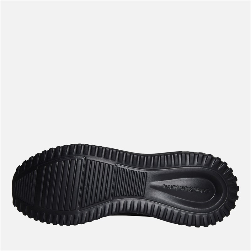 Calvin Klein Jeans Womens Eva Runner Trainers Black/Mockingbird