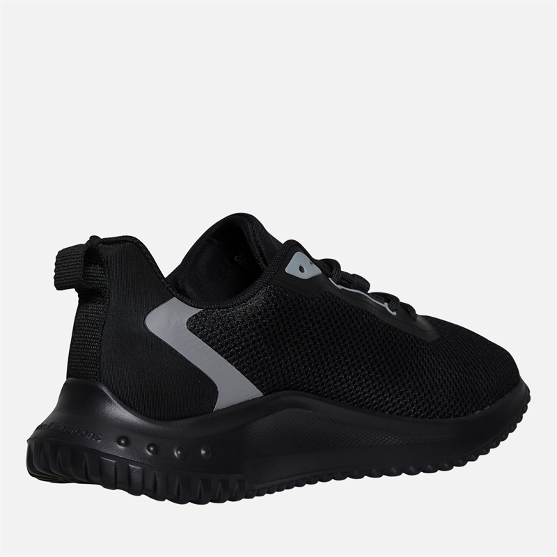 Calvin Klein Jeans Womens Eva Runner Trainers Black/Mockingbird