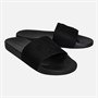 Calvin Klein Jeans Mens Canvas Logo Sliders Triple Black