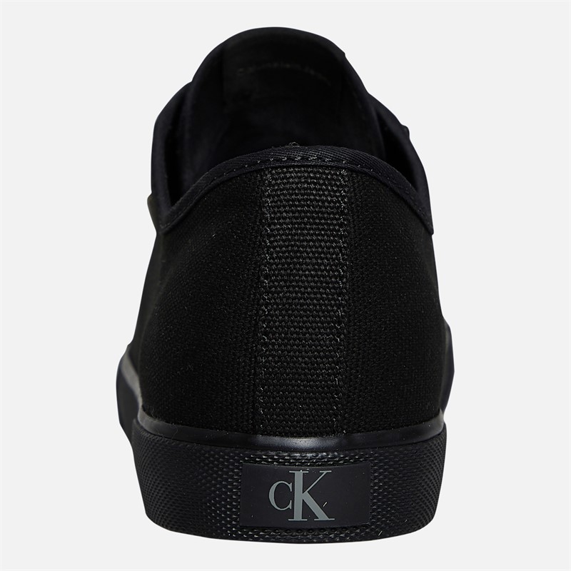 Calvin Klein Jeans Mens Monaco Vulc Trainers Triple Black