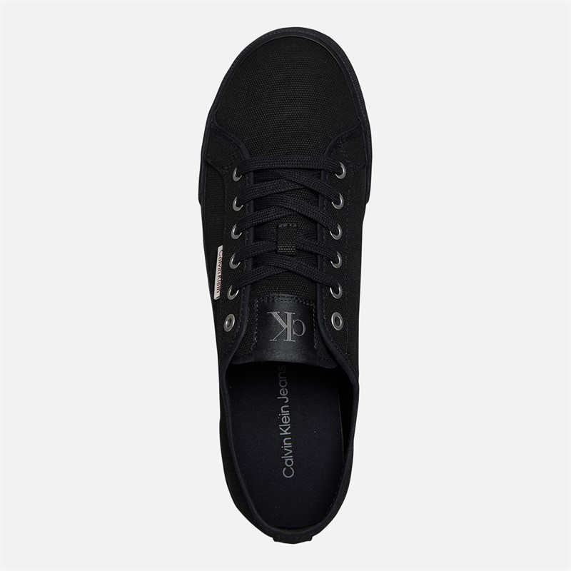 Calvin Klein Jeans Mens Monaco Vulc Trainers Triple Black