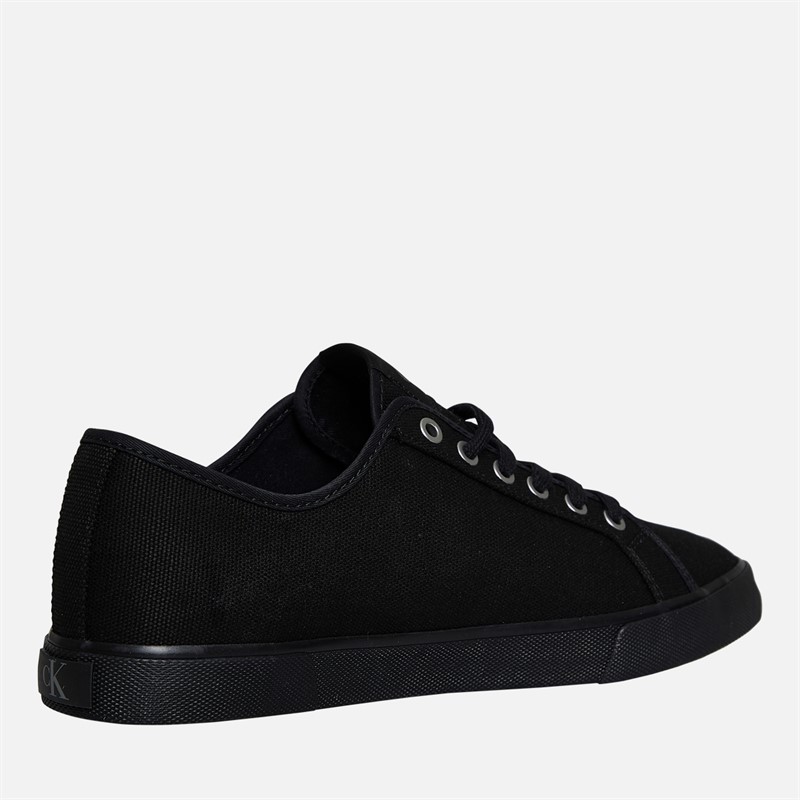 Calvin Klein Jeans Mens Monaco Vulc Trainers Triple Black