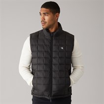 Calvin Klein Jeans Mens Ultra Lightweight Quilted Gilet Black