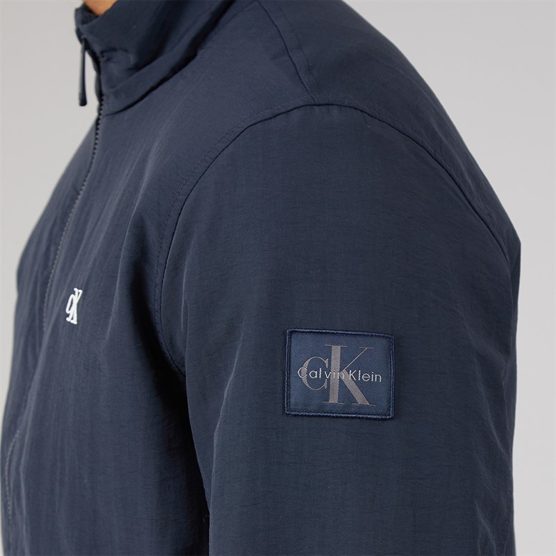 Calvin Klein Jeans Mens Padded Harrington Jacket Dark Sapphire