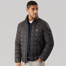 Calvin Klein Jeans Mens Ultra Lightweight Quilted Puffer Jacket Black