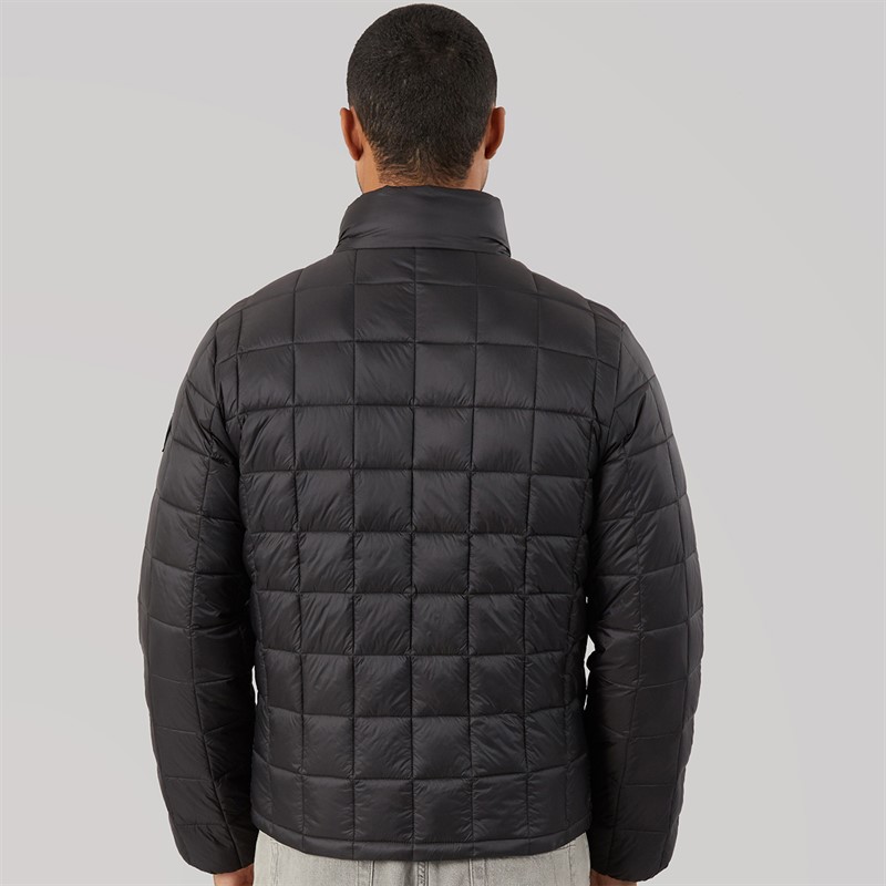 Calvin Klein Jeans Mens Ultra Lightweight Quilted Puffer Jacket Black