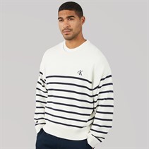 Calvin Klein Jeans Mens Crew Neck Sweatshirt Tofu