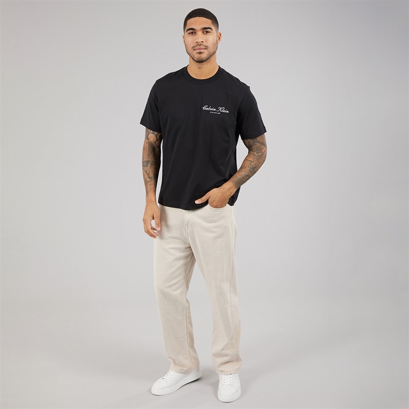 Calvin Klein Jeans Mens 20S March Graphic T-Shirt Black