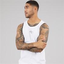 Calvin Klein Jeans Mens 30s Classic Micro Vest Bright White