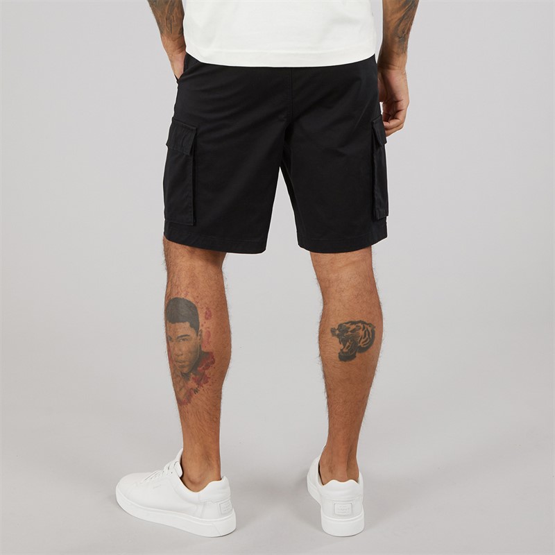 Calvin Klein Jeans Mens Straight Comfort Shorts Black