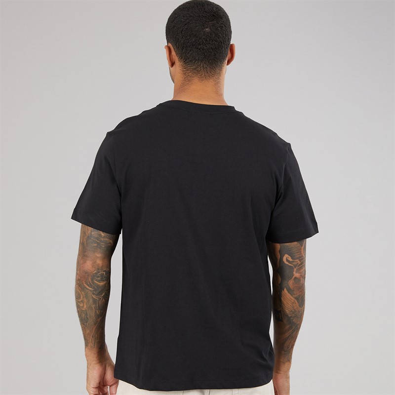 Calvin Klein Jeans Mens Short Sleeve Embroidered NYC Logo Graphic T-Shirt Black