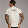 Calvin Klein Jeans Mens Terry Graphic Logo Hoodie Black
