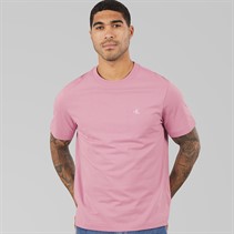 Calvin Klein Jeans Mens Short Sleeve Easy Monogram T-Shirt Orchid Haze