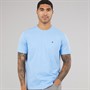 Calvin Klein Jeans Mens Short Sleeve Classic Monogram Logo T-Shirt Blue Descent