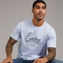 Calvin Klein Jeans Mens Short Sleeve Relaxed Fit Logo Graphic T-Shirt Casual Blue