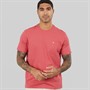 Calvin Klein Jeans Mens Short Sleeve Classic Monogram Logo T-Shirt Brilliant Pink