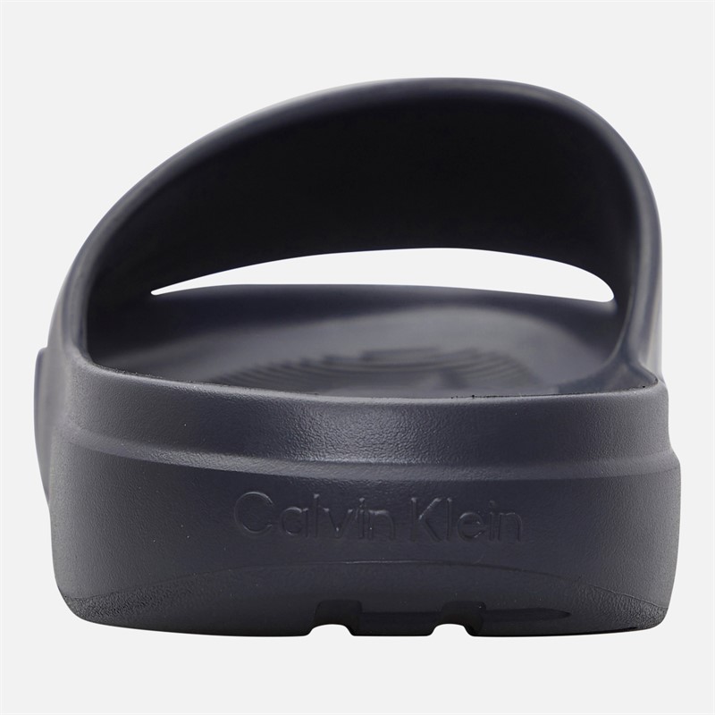 Calvin Klein Jeans Mens Chunky Sliders Iron Gate