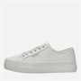 Calvin Klein Jeans Womens VULC Flatform Trainers Lily White