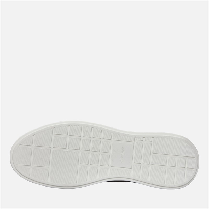 Calvin Klein Jeans Mens Chunky Cupsole Trainers Black/Bright White