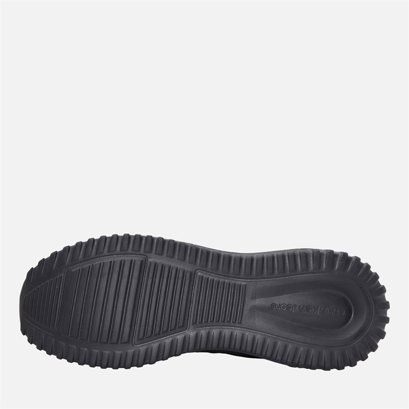 Calvin Klein Jeans Womens Eva Runner Trainers Triple Black