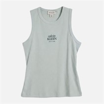 Calvin Klein Jeans Womens Rib Vest Pale Meadow