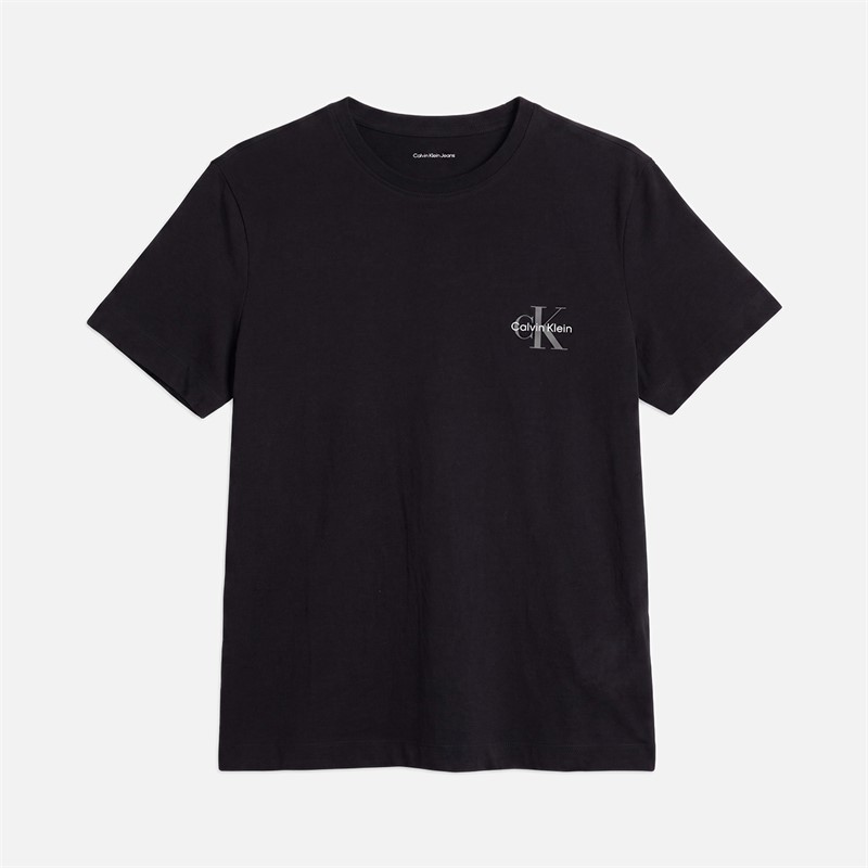 Calvin Klein Jeans Womens Monologo Two Pack T-Shirts Cradle Pink/Black