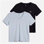 Calvin Klein Jeans Womens Monologo Two Pack T-Shirts Plein Air/Black