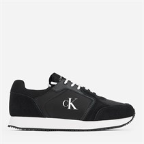 Calvin Klein Jeans Mens Runner Lace Up Trainers Ck Black/Bright White
