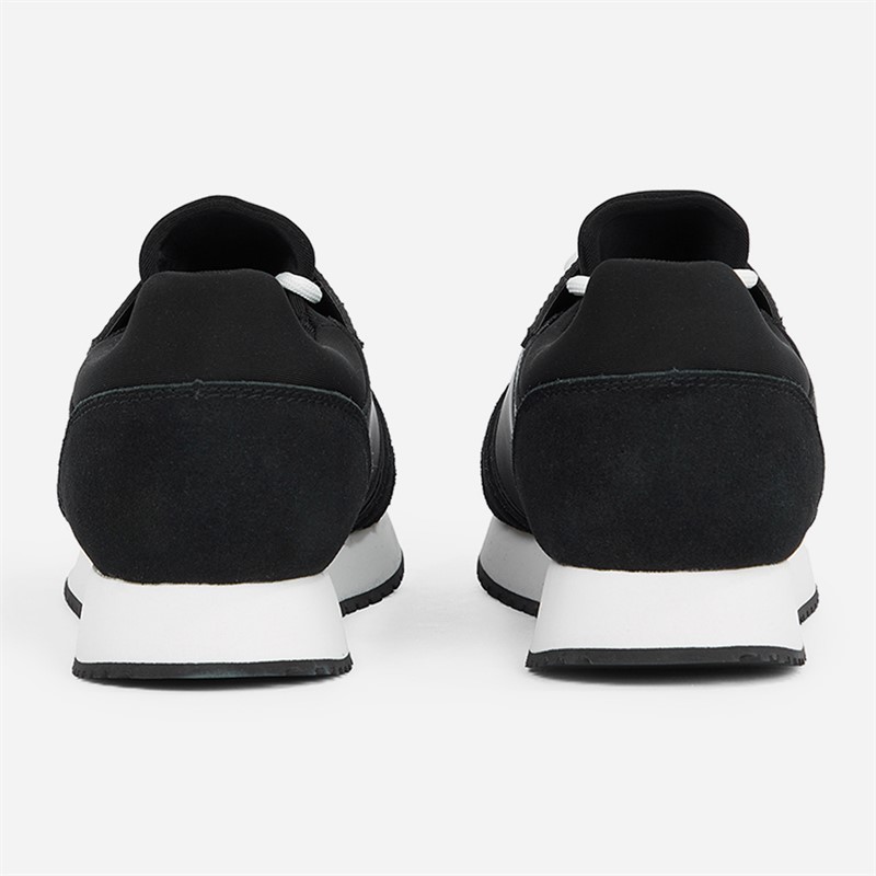 Calvin Klein Jeans Mens Runner Lace Up Trainers Ck Black/Bright White
