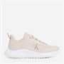 Calvin Klein Jeans Womens EVA Runner Trainers Whisper Pink/Bright White