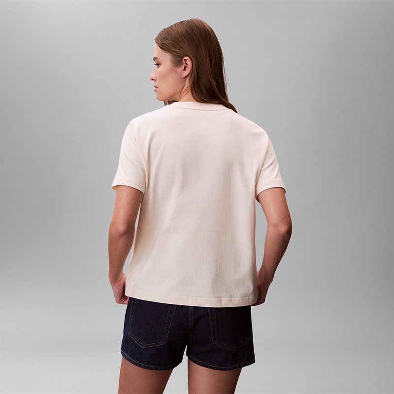 Calvin Klein Jeans Womens Classic T-Shirt Calico