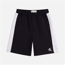 Calvin Klein Jeans Boys Colourblock Relaxed Shorts Black