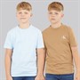 Calvin Klein Jeans Boys Two Pack T-Shirts Tigers Eye F&T Tigers Eye